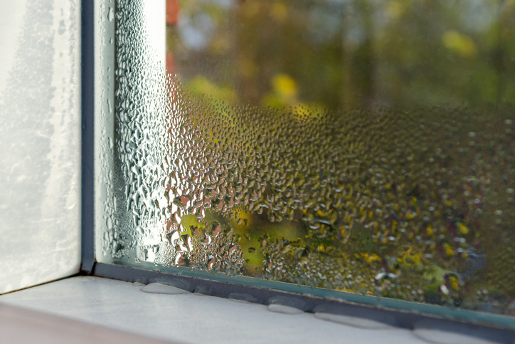 Humidity On An Indoor Window